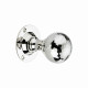 Hammered Ball Door Knobs - Polished Nickel