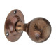 Hammered Ball Door Knobs - Antique Brass