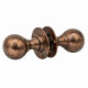 Hammered Ball Door Knobs - Antique Brass