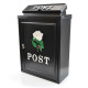 White Rose Wall Mounted Post Box