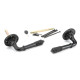 Reeded Lever on Rose Set - Aged Bronze