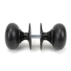 Aged Bronze Mushroom Knob Set