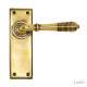 Reeded Lever - Aged Brass
