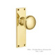 Cushion Door Knob on Backplate