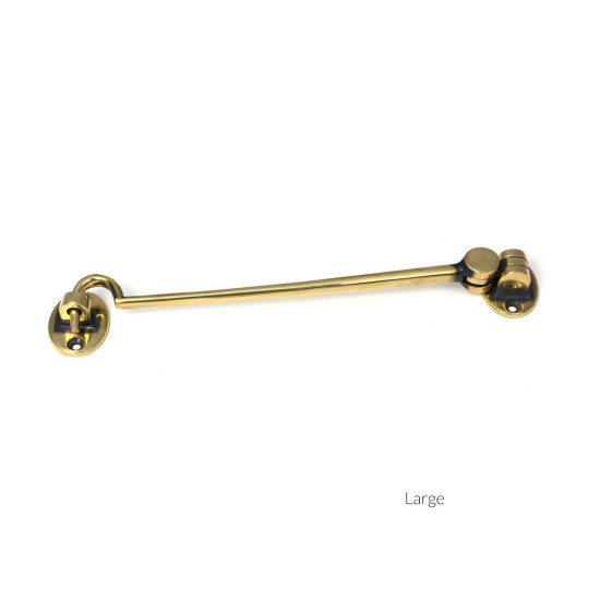 Aged Brass Cabin Hook