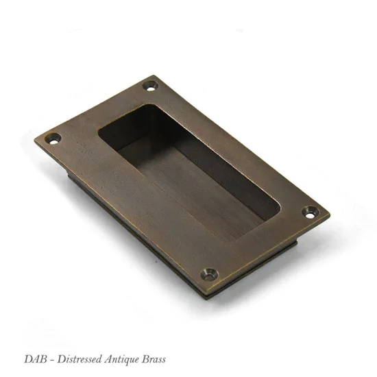 Flush Pull Handle with Finger Recess