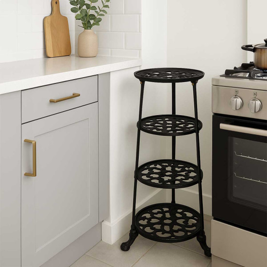 Four Tier Saucepan Stand