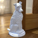 White Terrier Dog Door Stop