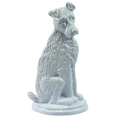 White Terrier Dog Door Stop