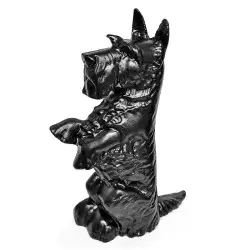 Black Scottie Dog Door Stop - Life Size*