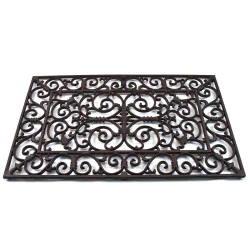 Victorian Design Rectangular Door Mat
