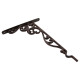 Fleur De Lys Cast Iron Hanging Basket Bracket