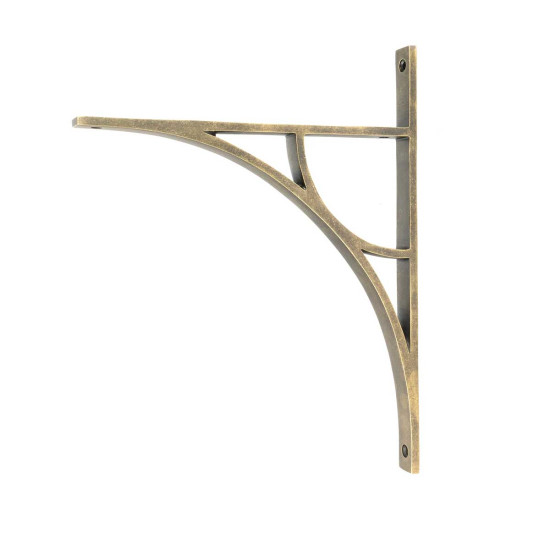 Burnished Brass Tyne Shelf Bracket