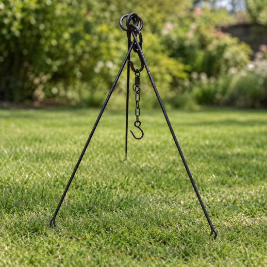 Cooking Tripod with Chain - Kadai