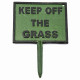 Square Keep Off The Grass Spike