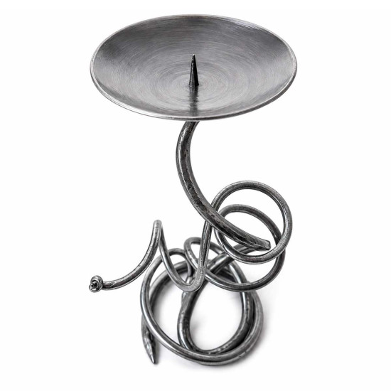 Hand Forged Single Tangle Candle Holder