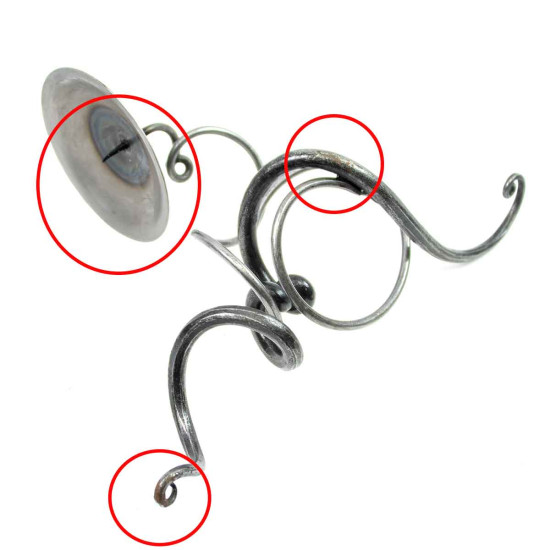 Hand Forged Single Tangle Wall Sconce - Seconds