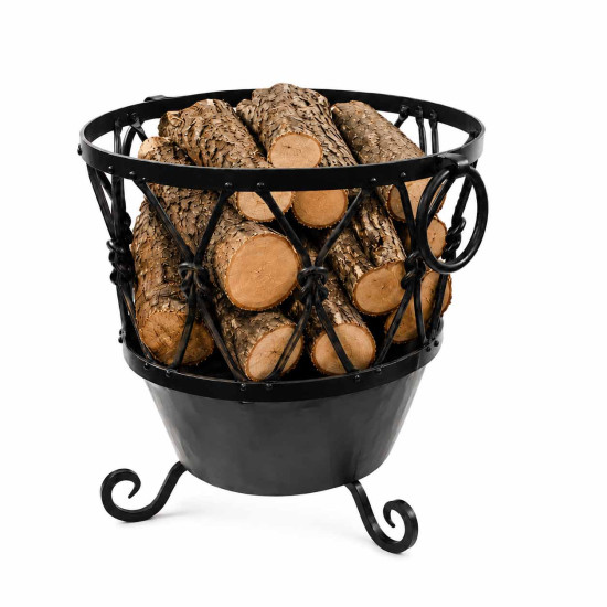 Large Rustic Log Basket