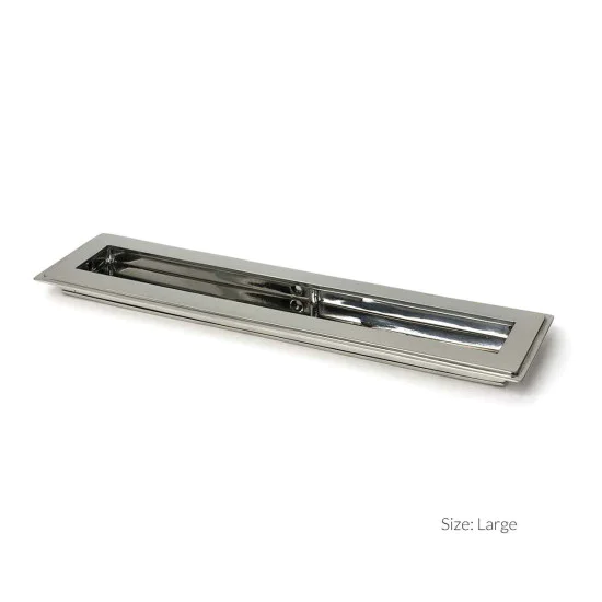 Art Deco Rectangular Pull Polished Marine Stainless Steel