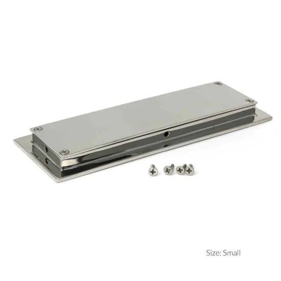 Art Deco Rectangular Pull Polished Marine Stainless Steel