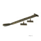 Burnished Brass Brompton Casement Stay