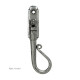 Blacksmith Pewter Patina Lockable Espagnolette Shepherd's Crook Fastener