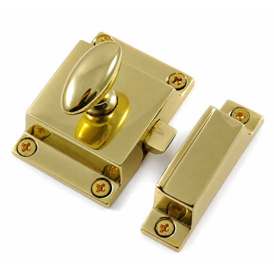 Polished Brass Cabinet Latch