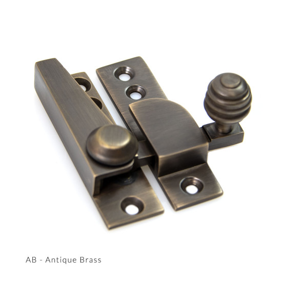 Reeded Knob Sash Fastener