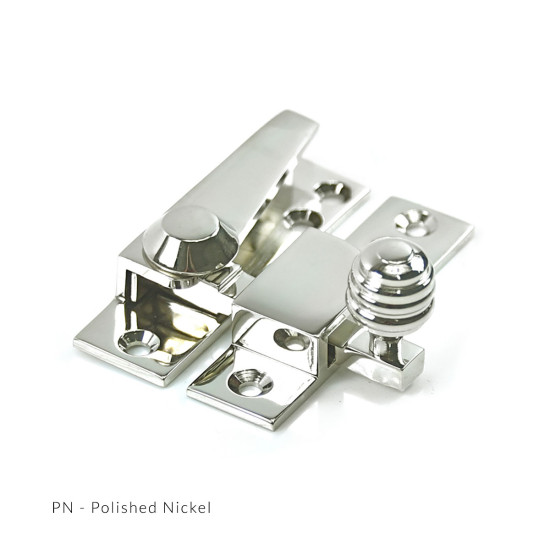 Reeded Knob Sash Fastener