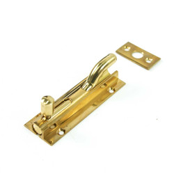 Croft 1801N Brass Mayfair Bolt - Cranked