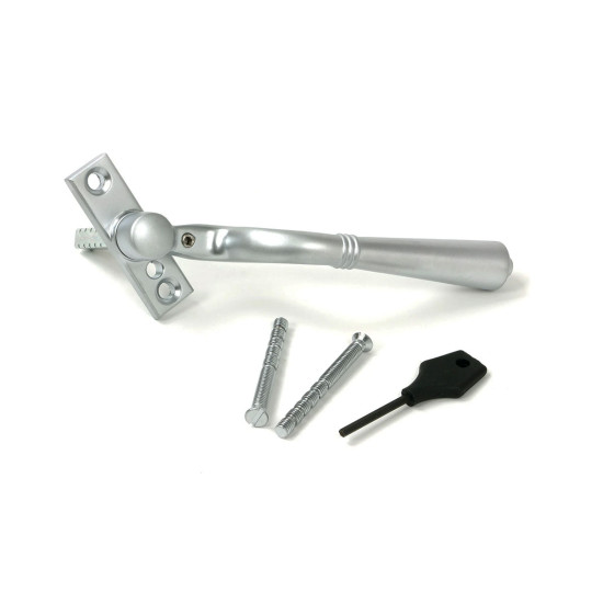Satin Chrome Teardrop Espagnolette Casement Fastener