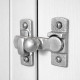 Kirkpatrick 1150 Bathroom Privacy Bolt - Pewter Finish