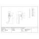 Polished Chrome Pear Drop Casement Fastener