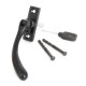 Black Slim Peardrop Espagnolette Casement Fastener