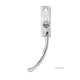 Polished Chrome Slim Peardrop Espagnolette Casement Fastener