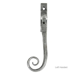 Blacksmith Pewter Patina Monkeytail Espagnolette Casement Fastener - Large