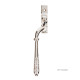 Reeded Espagnolette Casement Fastener - Polished Nickel