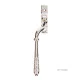 Reeded Espagnolette Casement Fastener - Polished Nickel