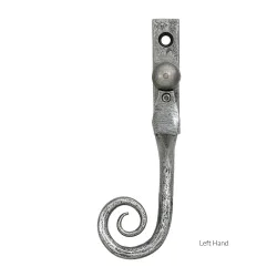 Blacksmith Pewter Patina Monkeytail Espagnolette Casement Fastener - Small