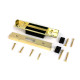 Polished Brass 1/2" Rebate Kit for Dead Lock