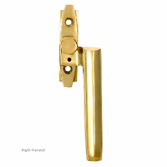 Polished Brass Art Deco Espag - LH