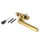 Aged Brass Art Deco Espag - LH
