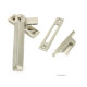 Polished Nickel Locking Art Deco Fastener - LH