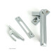 Polished Chrome Locking Art Deco Fastener - LH