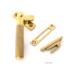 Polished Brass Locking Brompton Fastener