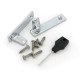 Polished Chrome Night-Vent Locking Art Deco Fastener