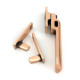 Polished Bronze Night-Vent Locking Art Deco Fastener