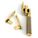 Aged Brass Night-Vent Locking Brompton Fastener