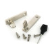 Polished Nickel Night-Vent Locking Brompton Fastener