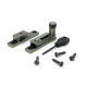 Pewter Brompton Quadrant Fastener - Narrow